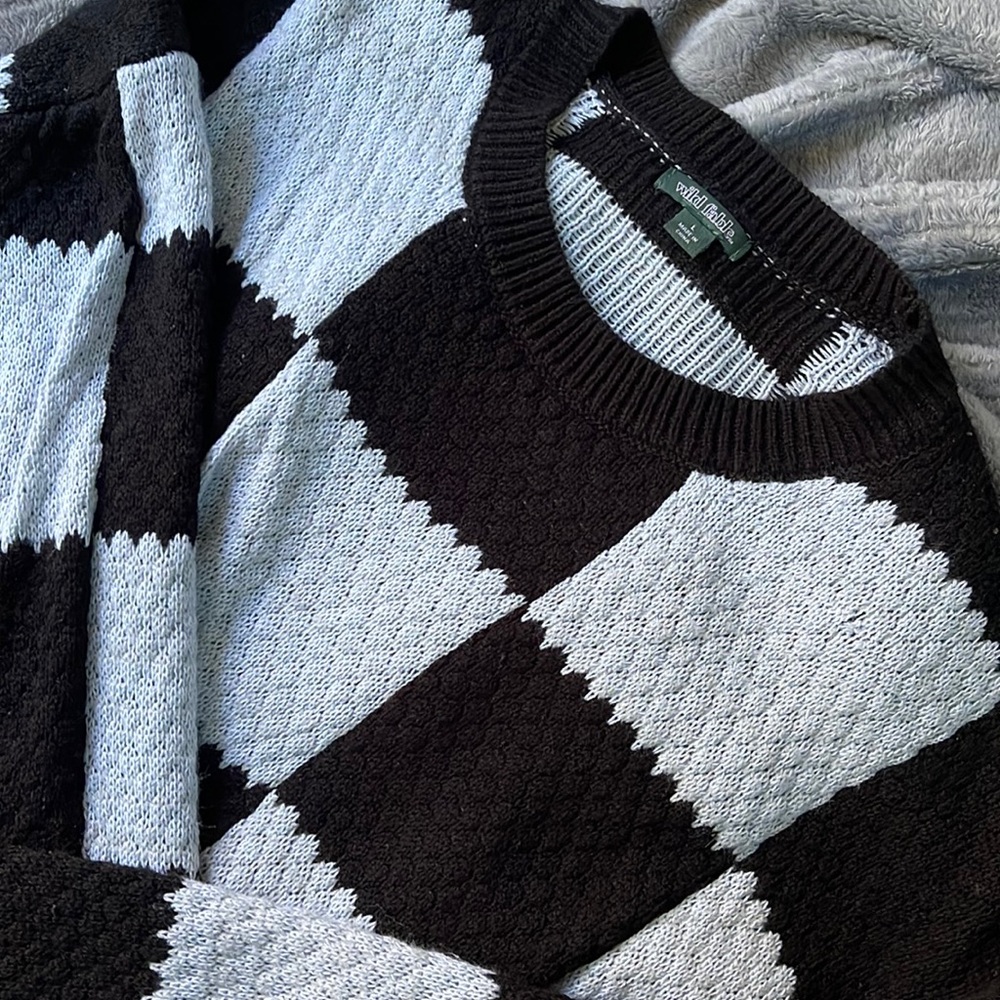 Checkerboard Sweater